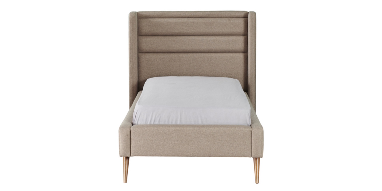 Flemens 90 cm Upholstered Bedstead